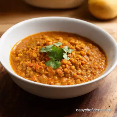 Quick Easy Red Lentil Dahl A Weeknight Winner Recipe Card
