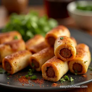 Spiced Sausage Rolls Best Party Nibbles This Side of the Pond Recipe Card