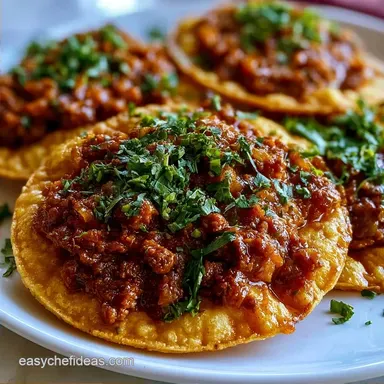 Spicy Hot Sauce Tostadas in 20 Minutes