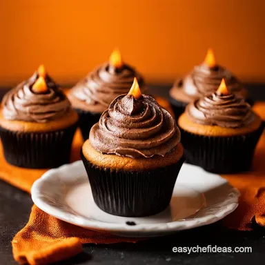 Spooky Spiderweb Cupcakes Easy Halloween Baking Fun Recipe Card