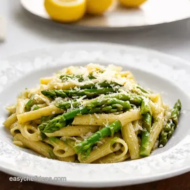 Spring Asparagus Pasta My Lemony Parmesan Dream Recipe Card