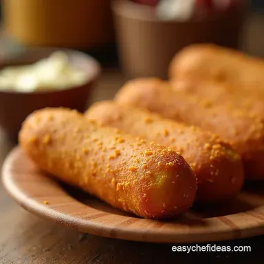Easy Homemade Corn Dogs Recipe State Fair Taste at Home Recipe Card