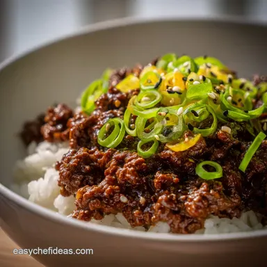 Beef and Rice Recipes: Sticky Korean Mince Ready in 35 Mins