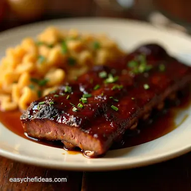 Fall Off The Bone Beef Ribs Recipe in the Oven Recipe Card
