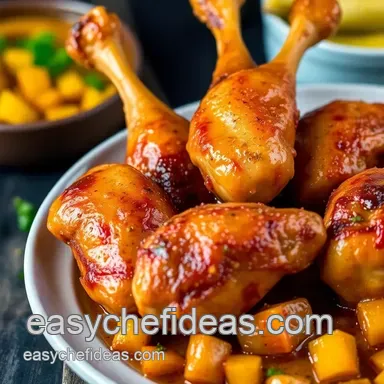 Sweet Heat! Mango Habanero Chicken Drumstick Recipes Recipe Card