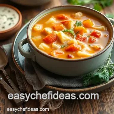 How to Make Hearty Stove Top Cabbage Soup - A Hug in a Bowl! Recipe Card