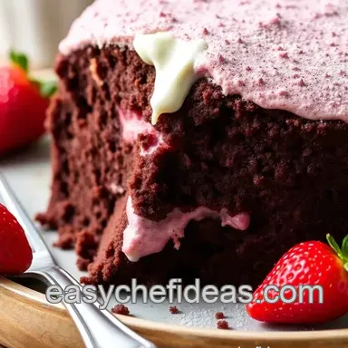 Strawberry Earthquake Cake Recipe: The Ultimate Decadent Treat to Impress! Recipe Card