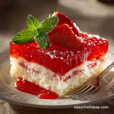 Strawberry Jello Cake The Easy Classic Jello Poke Cake Recipe Recipe Card