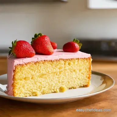 Strawberry Lemonade Cake Summer in Every Slice Recipe Card