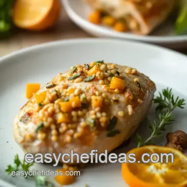 Cozy Stuffed Chicken with Pumpkin & Quinoa Magic: The Ultimate Dinner Delight Recipe Card