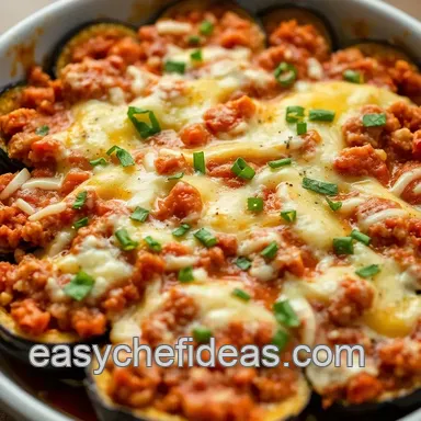 Sumptuous Stuffed Eggplant Recipe: A Mediterranean Delight for Everyone Recipe Card