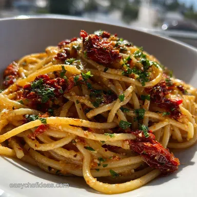 Sun Dried Tomato Pasta in 20 Minutes | Creamy Italian Recipe Recipe Card