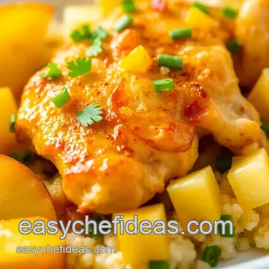 Sunshine Pineapple Chicken Recipe: A Taste of the Tropics! Recipe Card