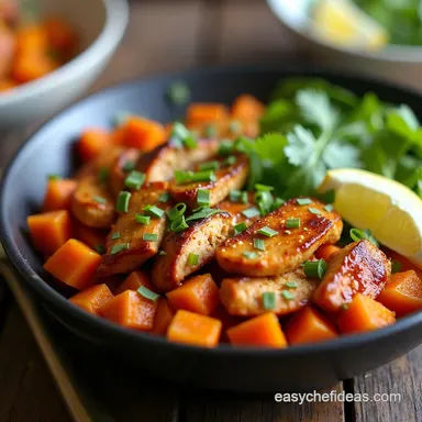 Sweet Spicy Chicken and Sweet Potato Bowls My GoTo