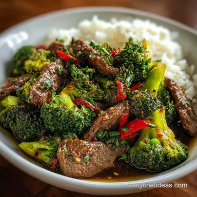 Beef Broccoli Recipe: Velvety Beef in 20 Minutes Recipe Card