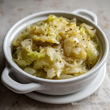 Boiled Cabbage Recipe: Tender Braised Cabbage with Butter