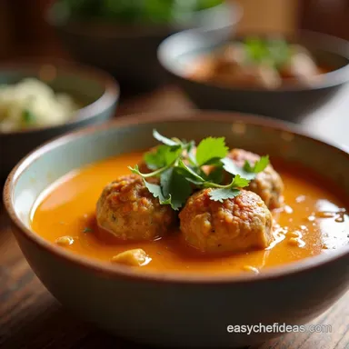 Thai Curry Meatball Soup Ready in 45 Family Fav Recipe Card