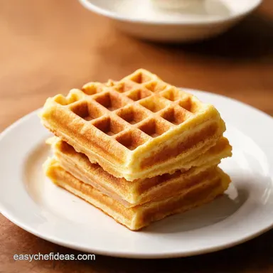 Crispy Fluffy Waffle Dream Das beste WaffelteigGrundrezept Recipe Card