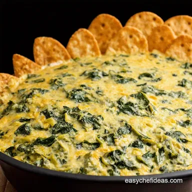 Best Spinach Artichoke Dip Recipe CrowdPleasing Easy Recipe Card