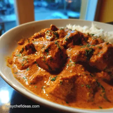 Proper British Chicken Tikka Masala The Creamy Curry House Treat Recipe Card