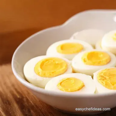 My Foolproof Perfect Boiled Eggs Guide Runny or Firm Recipe Card