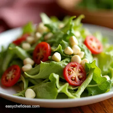 My Effortless Easy Caesar Salad Quick Homemade Dressing No Raw Eggs Recipe Card