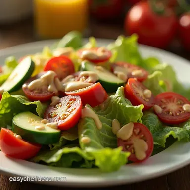 Authentic Copycat Olive Garden Salad with Homemade Dressing Recipe Card