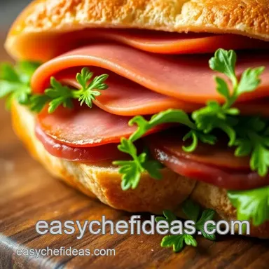 The Ultimate Mortadella Sandwich: Mamma Mia Delicious! Recipe Card