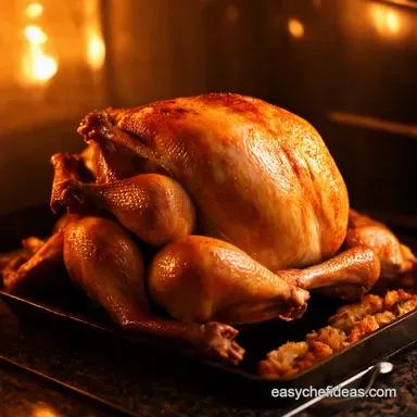 Juicy Whole Chicken in Oven My Golden Roast Recipe Recipe Card