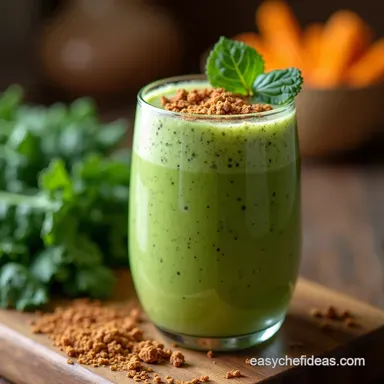 Hulk Smash My GoTo Protein Smoothie with Kale Recipe Card