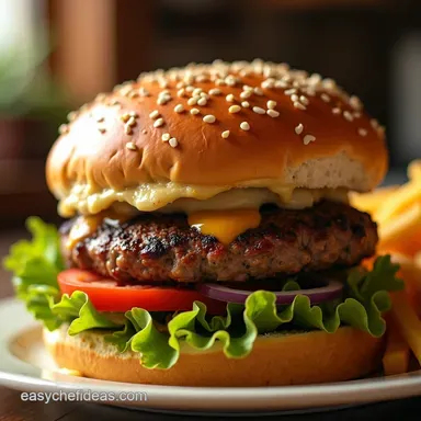 Seriously Good Burgers Easy Cookout Food Recipe Recipe Card