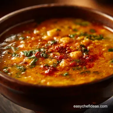 The Best Masoor Dal Recipe Quick Easy Creamy Indian Comfort Food Recipe Card