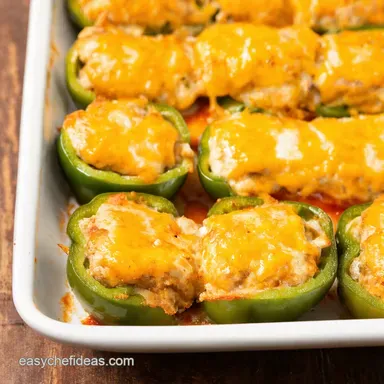 Ultimate Cheesy Baked jalapeno popper recipe No Fry Recipe Card