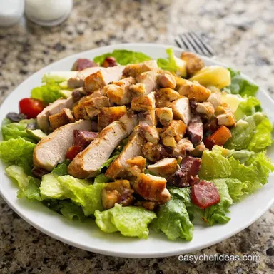 The Best Chicken Cobb Salad An American Classic Recipe Recipe Card