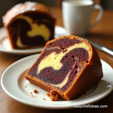 Easy Marble Cake Recipe My Familys Secret for Moist Perfection Recipe Card