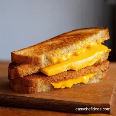 Gourmet Cheese Sandwich Elevate Your Grilled Cheese Game Recipe Card
