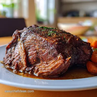 Managed Heat Cooking My Best Sunday Braised Beef Shoulder Recipe Recipe Card