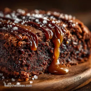 The Secret to My Easy Chocolate Caramel Dump Cake NoFuss Fudgy Goodness Recipe Card