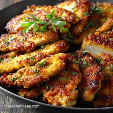 Thin Sliced Chicken Cutlets: Golden Crispy Pan-Fried Recipe