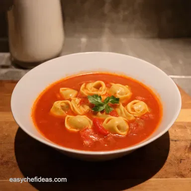 Tomato Tortellini Soup Easy Italian Comfort in 35 Recipe Card