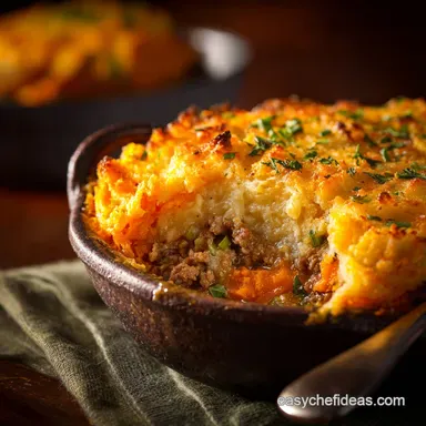 Turkey Shepherds Pie Loaded Sweet Potatoes A Healthy Comfort Dinner Recipe Card
