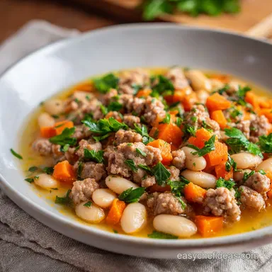 Tuscan White Bean Soup with Sausage