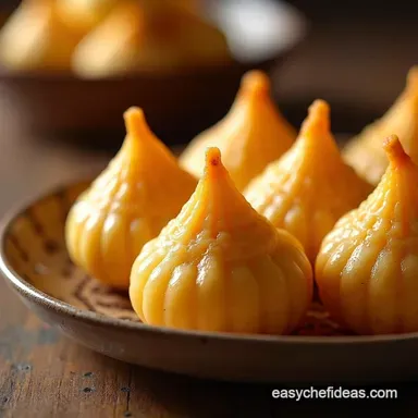 Ukadiche Modak Recipe My Easy Steamed Ganesh Treat Recipe Card