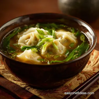 Authentic Wonton Soup Recipe Clear Broth and Silky Cantonese Wontons
