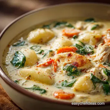 Chicken Gnocchi Soup: The Ultimate Creamy Tuscan Comfort Classic Recipe Card