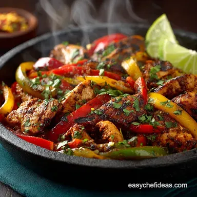 The Ultimate Sizzling Chicken Fajitas Max Flavour Marinade for Juicy Results Recipe Card