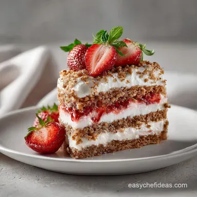 Strawberry Crunch Cake: Nostalgic Layered Masterpiece Recipe Card