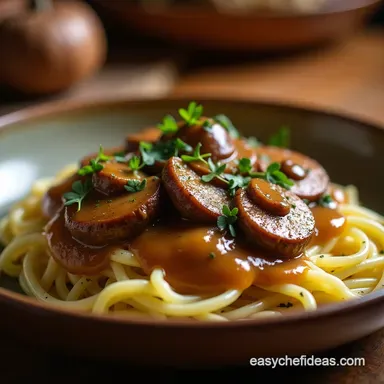 Velvety Homemade Mushroom Gravy Easy Rich From Scratch Recipe Card