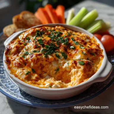 Buffalo Chicken Dip: Velvety Slow Cooker Recipe Recipe Card
