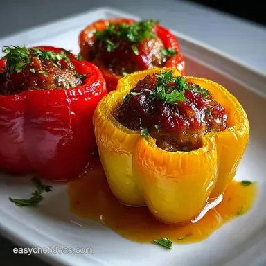 Venison Stuffed Peppers: Precision Roasted for Tender Flavor Recipe Card